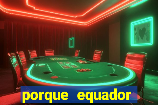 porque equador perdeu 3 pontos