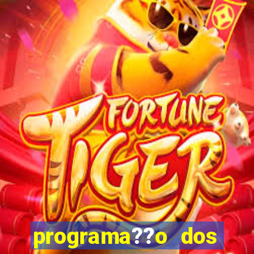 programa??o dos jogos de futebol