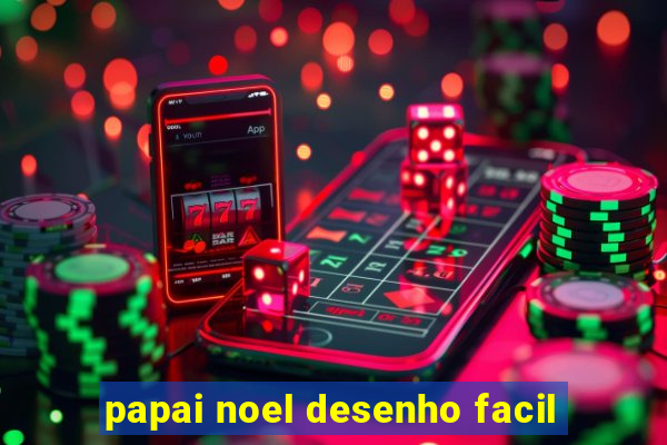 papai noel desenho facil