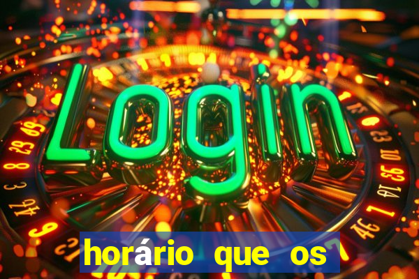 horário que os slots pagam