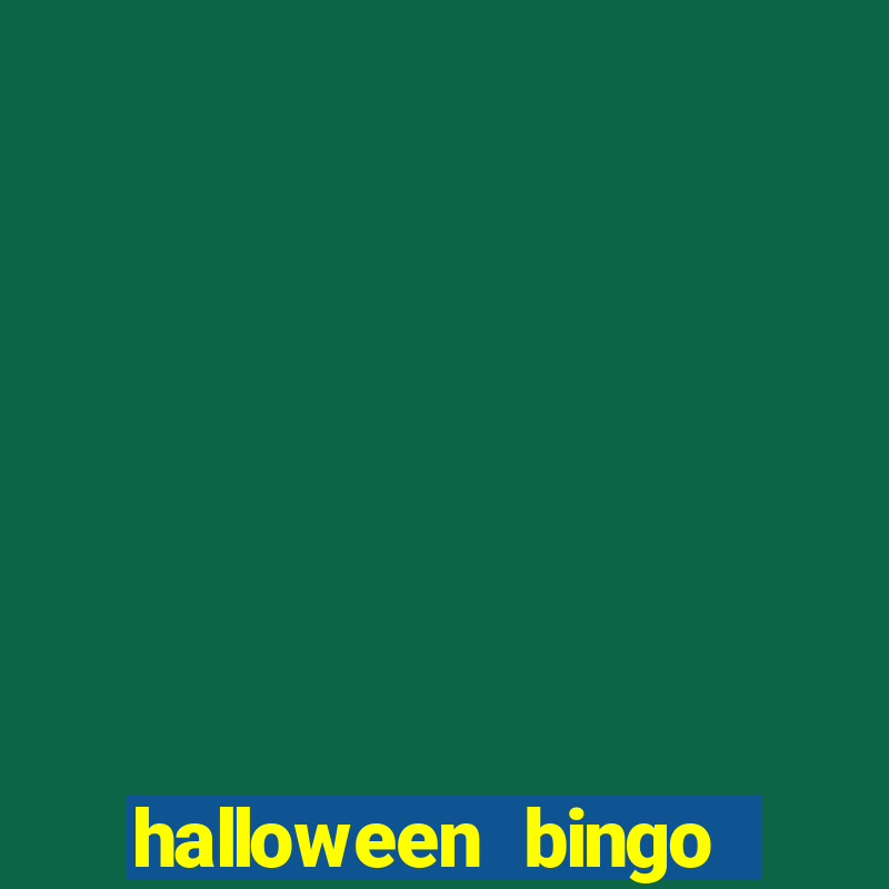 halloween bingo easy win