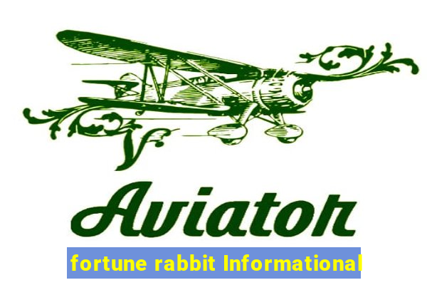 fortune rabbit Informational