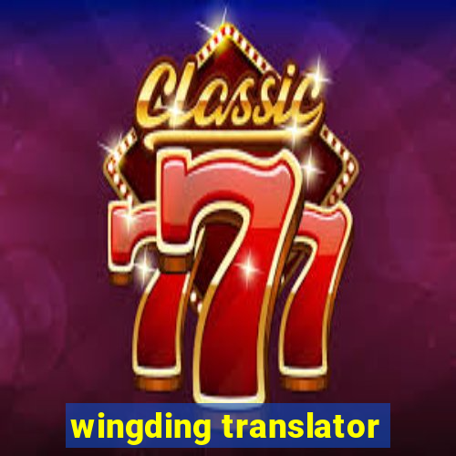 wingding translator