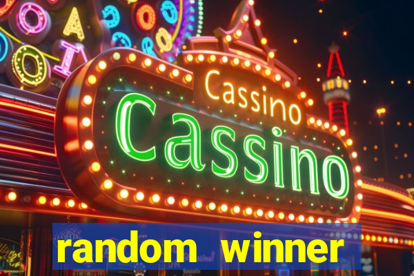 random winner triple play slot