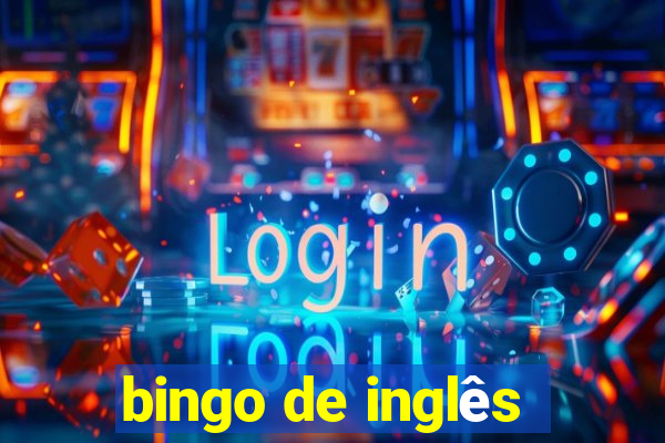 bingo de inglês