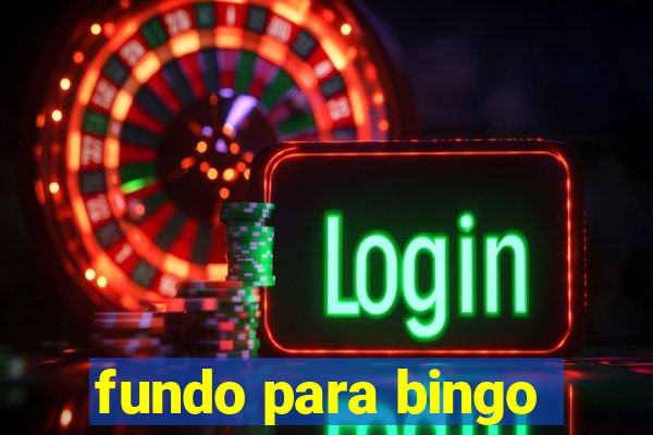 fundo para bingo