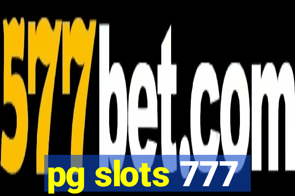 pg slots 777