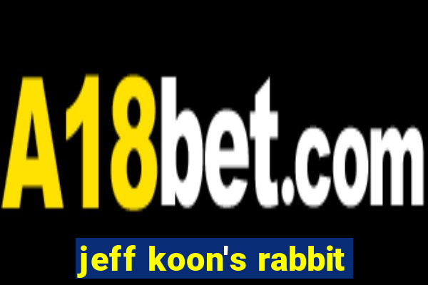 jeff koon's rabbit