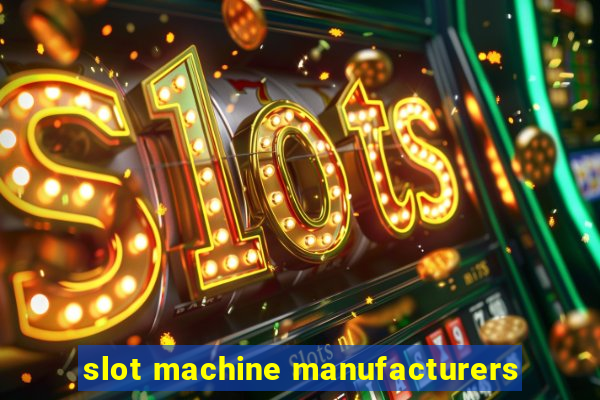 slot machine manufacturers