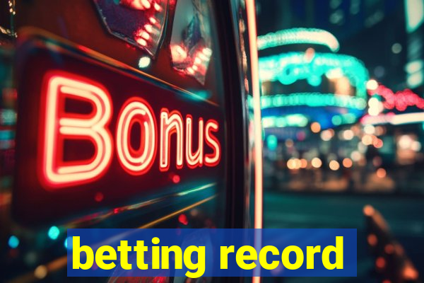 betting record