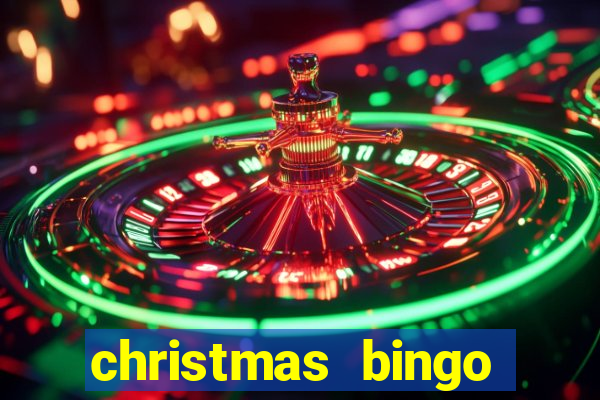 christmas bingo card generator