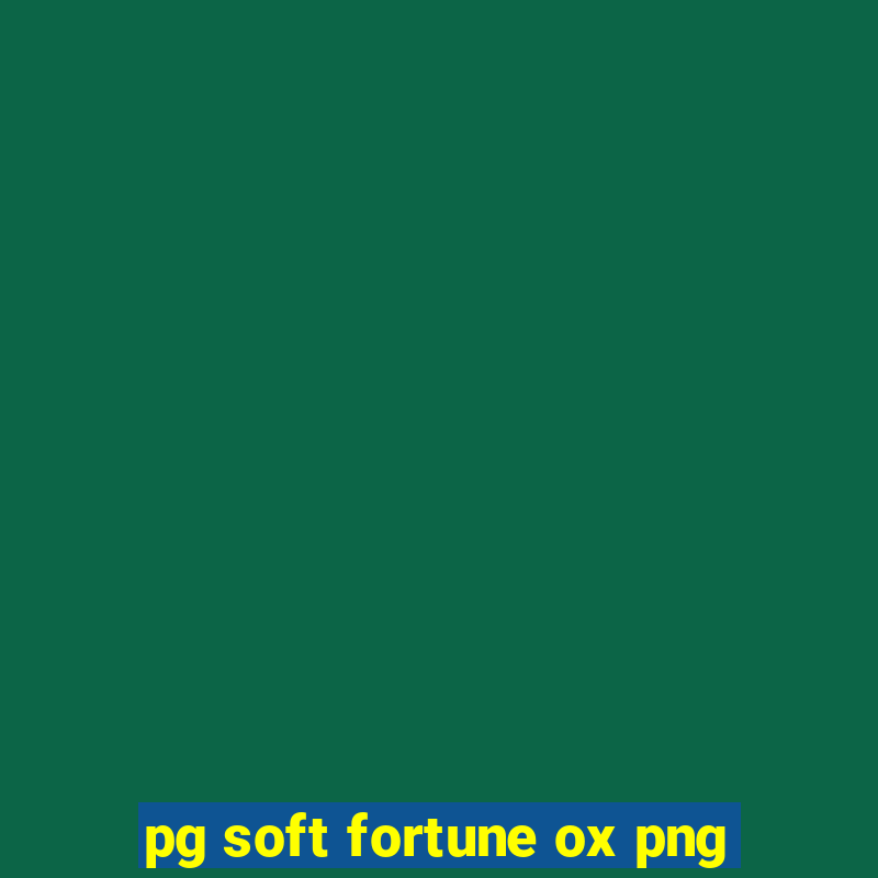 pg soft fortune ox png