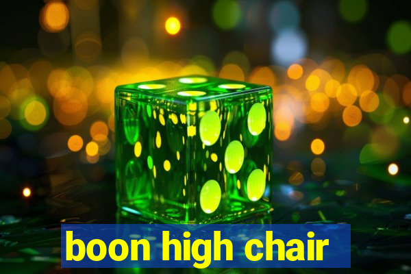 boon high chair