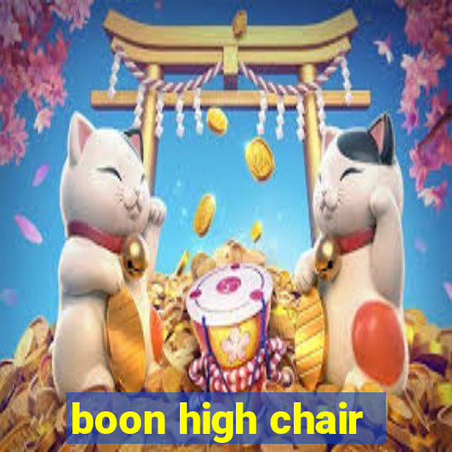 boon high chair