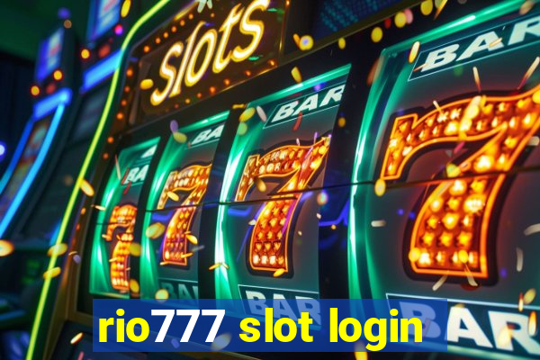 rio777 slot login