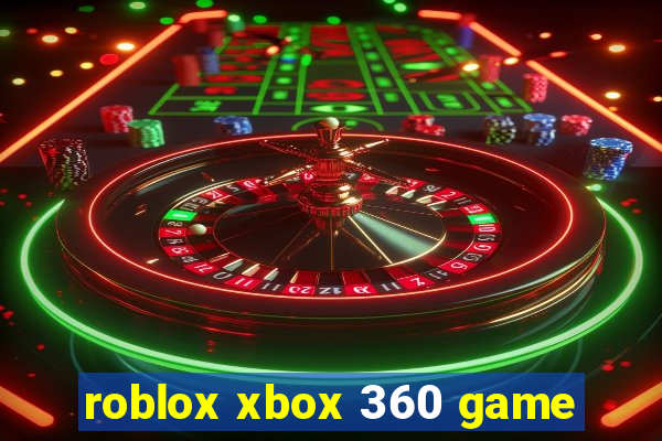 roblox xbox 360 game