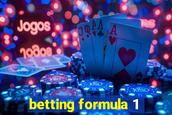 betting formula 1