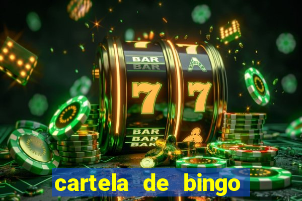 cartela de bingo vazia para imprimir