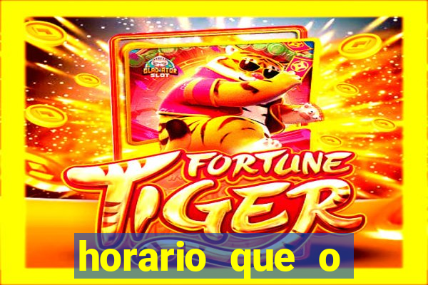 horario que o dragon fortune paga