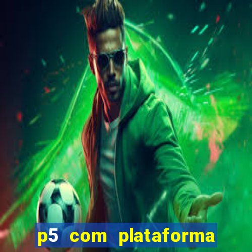 p5 com plataforma de jogos