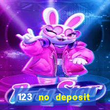 123 no deposit bonuses casino