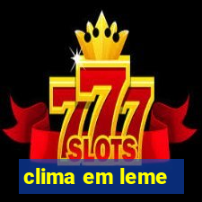 clima em leme