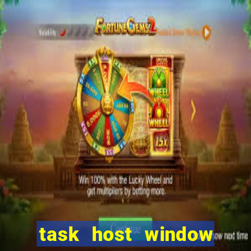 task host window que es