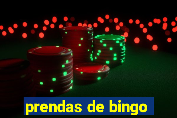 prendas de bingo