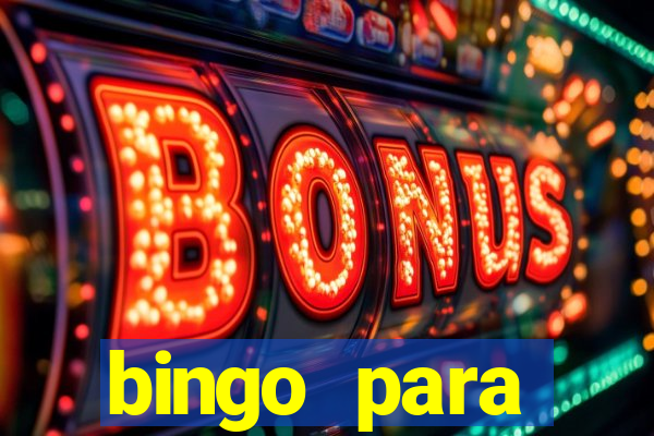 bingo para despedida de solteira para imprimir