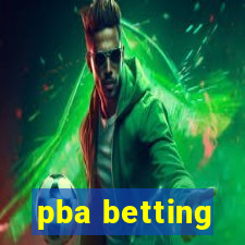 pba betting