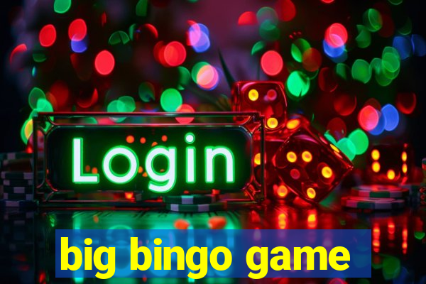 big bingo game