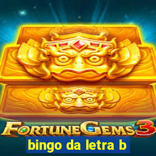 bingo da letra b