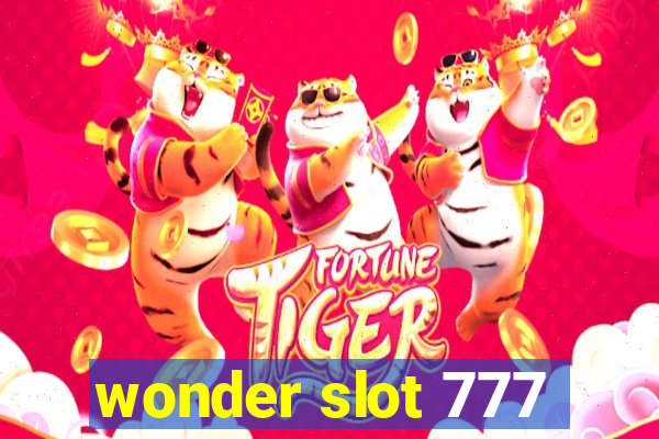 wonder slot 777