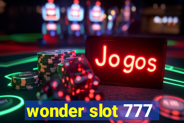 wonder slot 777