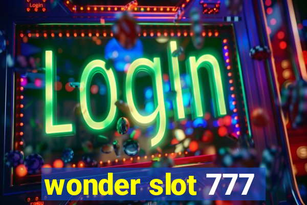 wonder slot 777