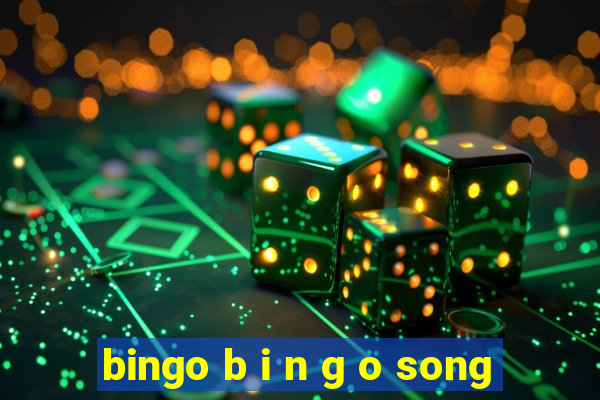 bingo b i n g o song