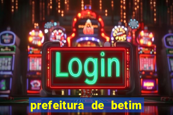 prefeitura de betim - contracheque online