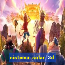 sistema solar 3d em movimento