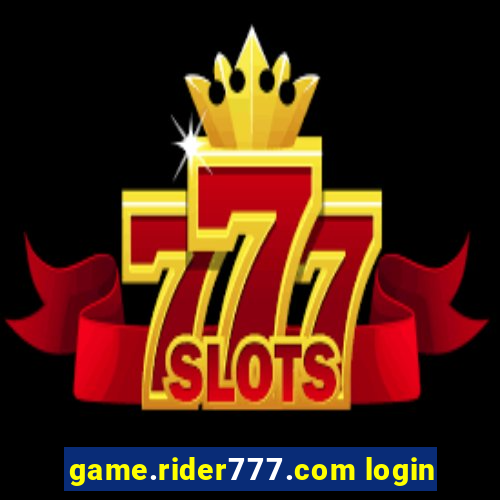 game.rider777.com login