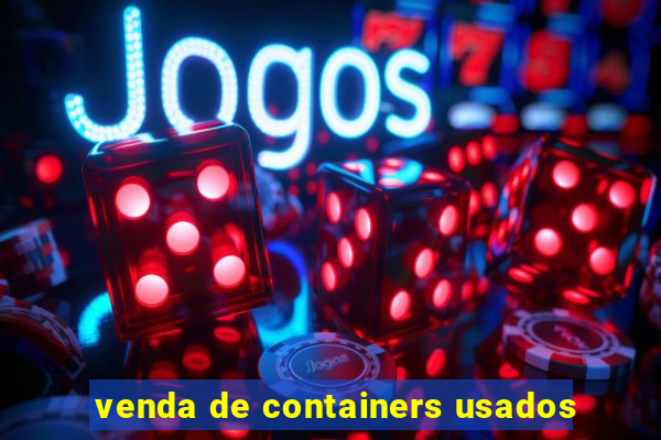 venda de containers usados