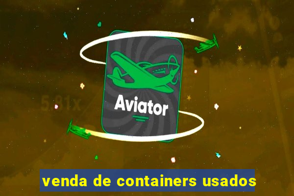 venda de containers usados